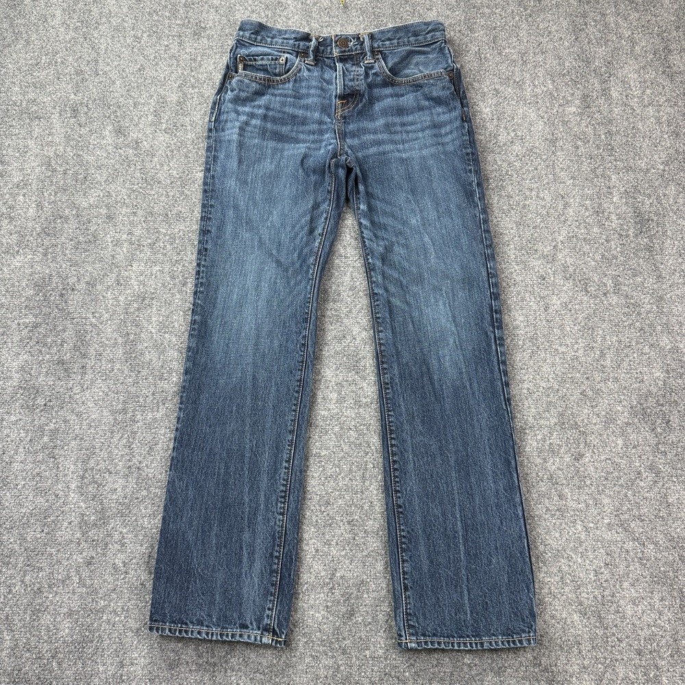Abercrombie Fitch Jeans Mens 28x30 The A&F Classic Straight‎ Button Fly Denim